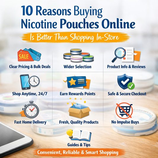 10 Reasons Buying Nicotine Pouches Online Is Better Than Shopping In-Store